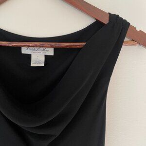 Brooks Brothers 100% Silk Cowl Neck Sheath Dress, Size 4, Excellent Condition